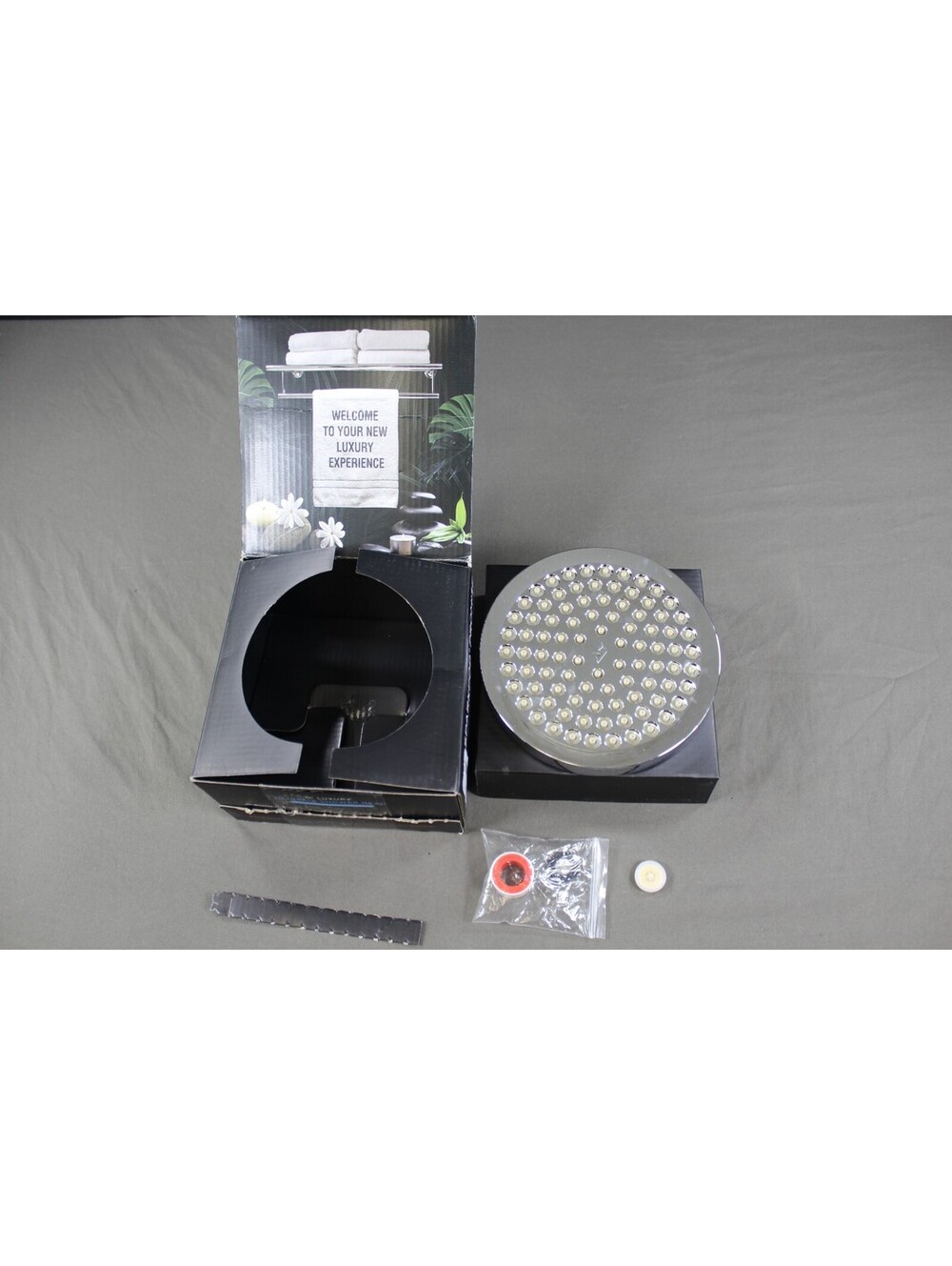 SparkPod Luxury High Pressure Rainfall Shower Head Chrome